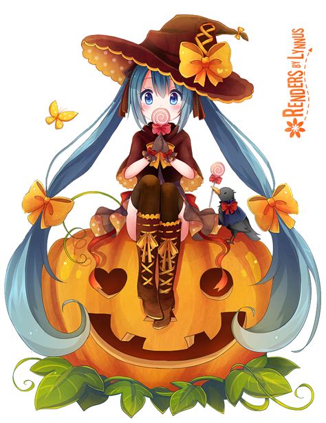 Hatsune Miku Halloween Render By Lynnchan07 On Deviantart