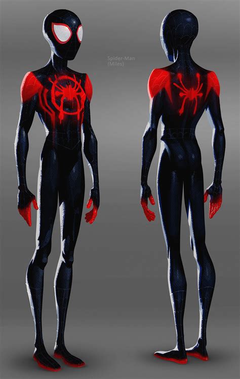 Miles Morales Suit Concept Art Miles Morales Portrayed By Caleb Mclaughlin Concept Art By