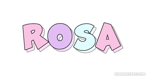 Rosa Logo Free Name Design Tool From Flaming Text