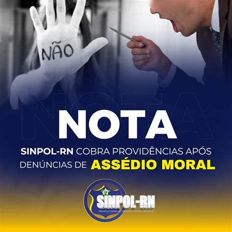 Sinpol Rn Cobra Provid Ncias Ap S Den Ncias De Ass Dio Moral Sinpol Rn