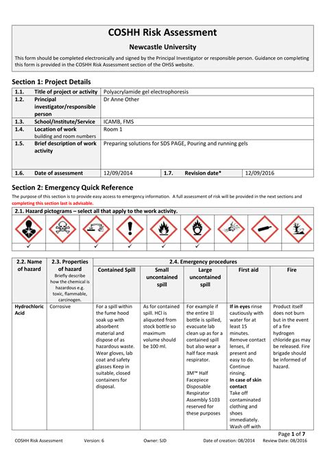 Difference Between Coshh And Risk Assessment