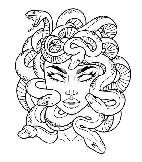 Medusa Tattoo Design Tattoo Design Drawings Line Art Drawings Tattoo Sketches Art Sketches