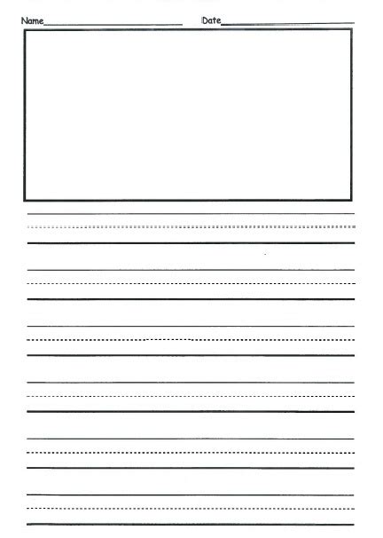 2nd Grade Blank Writing Paper We Made This Collection Of Free