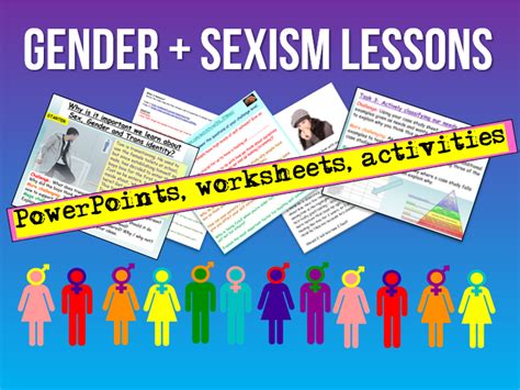lgbt gender sexism identity pshe teaching resources