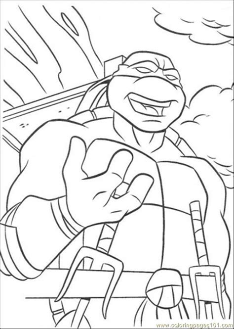 Raphael Ninja Turtle Coloring Page Coloring Pages