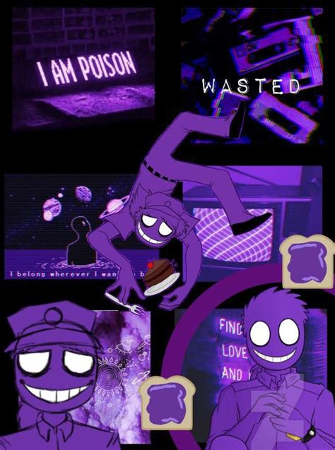 Fnaf Purple Guy Collage Fnaf Wallpapers Anime Fnaf Fnaf Drawings My