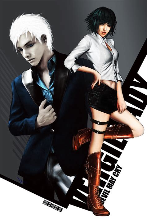 Vergil And Lady Devil May Cry 3 Wallpaper 44499585 Fanpop