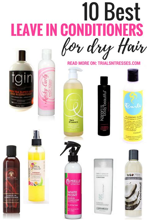 10 Best Leave In Conditioners For Dry Hair Natural Hair