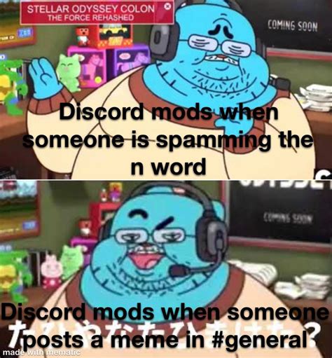 Discord Moderator Meme