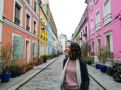The Most Colorful Street In Paris Rue Crémieux Ilse On The Go