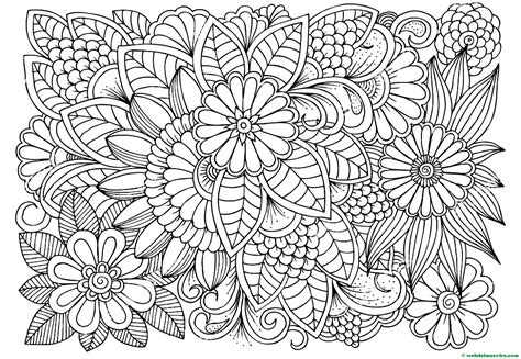 Dibujos De Flores Para Colorear