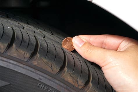 how to check your tire tread depth w the penny test printable