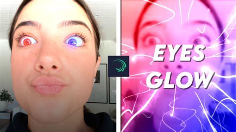 eyes glow on alight motion tutorial youtube
