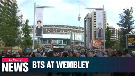 Bts have made history by becoming the first south korean group to headline wembley stadium. BTS holds historic concert at Wembley Stadium - YouTube