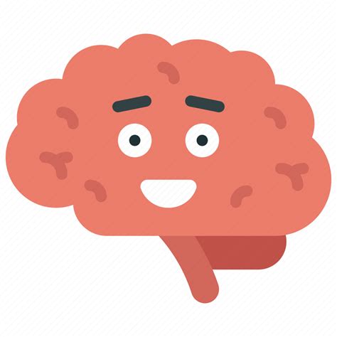 Happy Brain Emoji Intelligence Smile Icon Download On Iconfinder