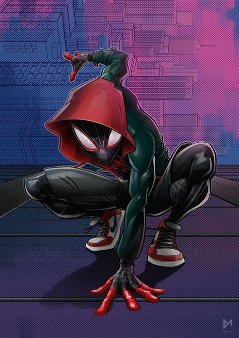 Miles Morales By Machyavelli Marvel Spiderman Art Spiderman Artwork