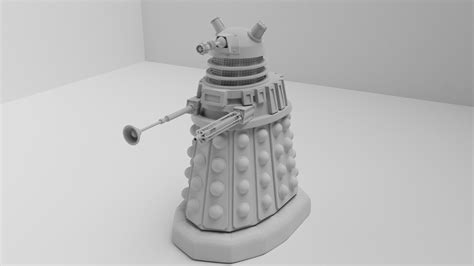 Artstation Doctor Who Dalek Model