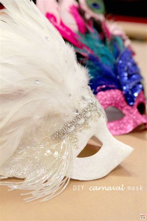 A piece of tulle, a sheet of paper, a clear plastic pocket or any as long as the liner is still wet, you can decorate the diy costume mask by inserting beads and gems. DIY Mardi Gras Masks You Can Rock On The Street | DIY Projects