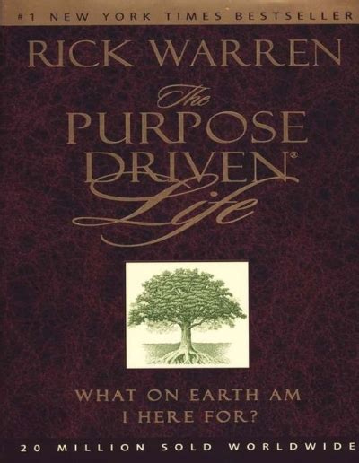 Rick Warren The Purpose Driven Life What On Earth Am I Here For