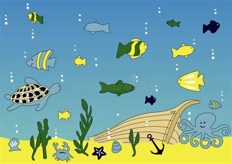 Sea Life Stock Vector Illustration Of Jellyfish Beautiful 23515595