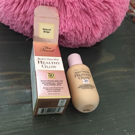 too faced born this way healthy glow spf 30 moisturizing skin tint natural beige ebay