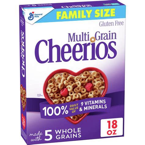 multi grain cheerios multigrain breakfast cereal gluten free 18 oz