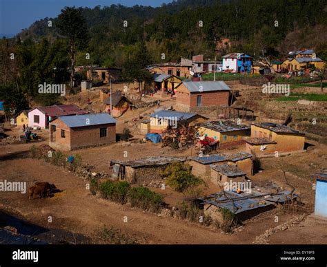 Village On Edge Of Birendranagar Surkhet Nepal Stock Photo Alamy