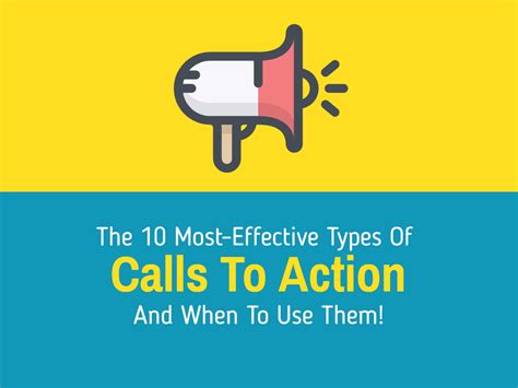 The 10 Most Effective Types Of Calls To Action And When To Use Them