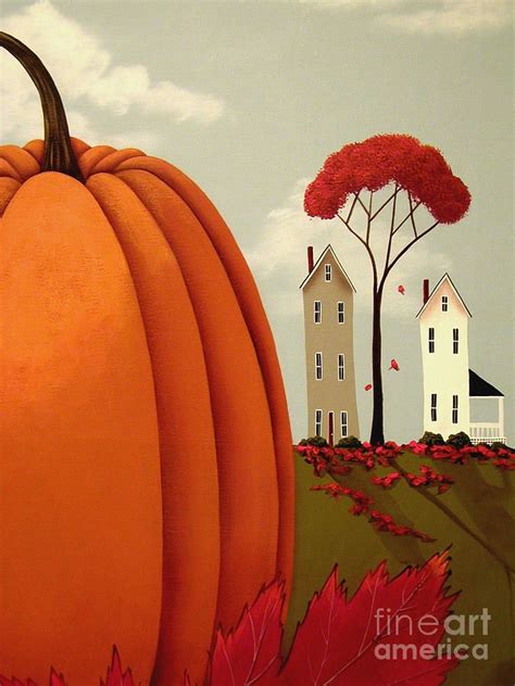Image Detail For Pumpkin Valley Painting By Catherine Holman Pumpkin