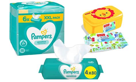 Pampers Wipes And Dispenser Box Groupon