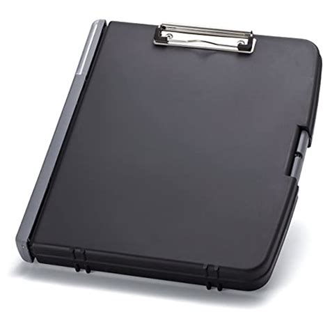 Officemate Ringbinder Clipboard Storage Box Charcoal 83309 13 X 10
