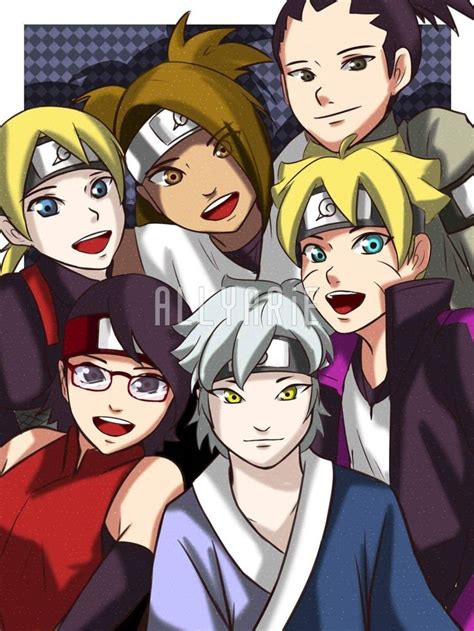 Friends Of Konoha Uzumaki Boruto Naruto Shippuden Sasuke Anime Naruto