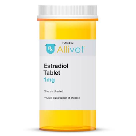 Estradiol 1 Mg Tablet Allivet