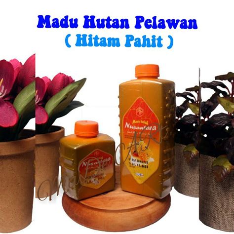 Jual Madu Pahit Hutan Pelawan Netto 1000ml Shopee Indonesia