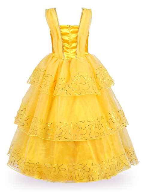 Jerrisapparel Princess Belle Deluxe Ball Gown Costume For Little Girl8
