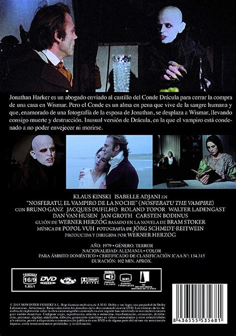 nosferatu vampiro de la noche dvd 1979 nosferatu phantom der nacht [dvd]