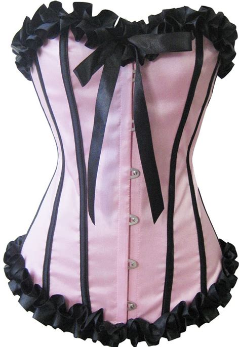 pink corset bustier m2678 pink corset strapless corset corset