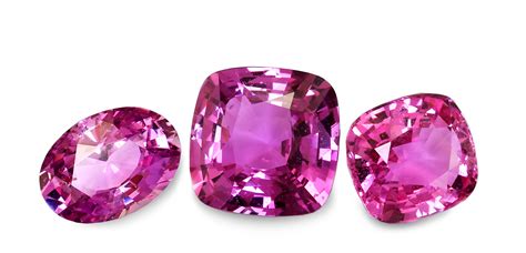 Natural Vivid Pink Sapphire Faceted Loose Gemstone Non Heated Non