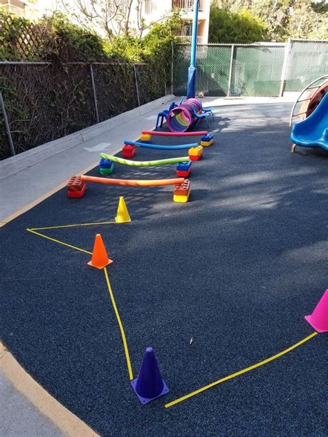 Easy Obstacle Course Kids Rugs Park Park Slide