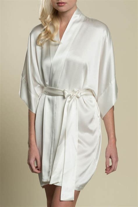 Our Signature Samantha Silk Robe Has An Easy Draped Fit That Is Oh So