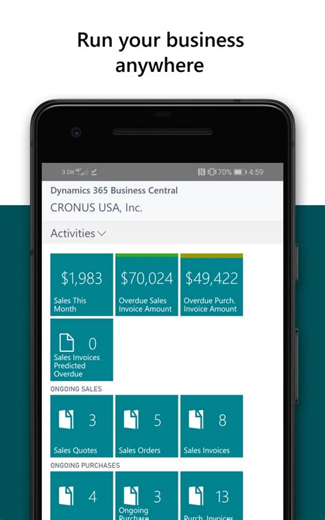 Dynamics 365 Business Central Apk Für Android Download
