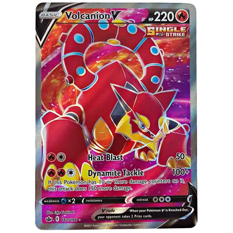 Karta Pokemon Volcanion V Cre 162 Full Art Klockiluzempl