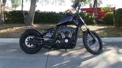 In my spare time i like building websites and love anything to do with the internet. 2006 Harley Davidson Bobber 883 Sportster Black - YouTube