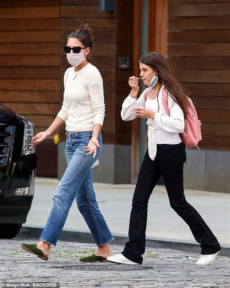 Katie Holmes Enjoys Day Out With Daughter Suri Cruise After Hot And Heavy Date With Emilio