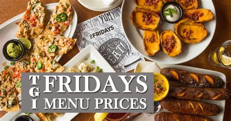 Tgi Fridays Menu Prices From Starters To Desserts All Menu Prices