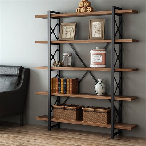 Industrial Style Bookcase Bookshelf Style