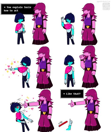Susie And Acting Eng Deltarune By Yugovostok On Deviantart