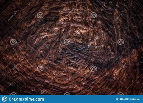 Hand Carved Texture Black Walnut Wood Texture Background Knife Carved