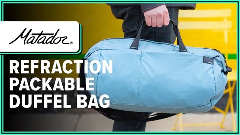 New Matador Line Refraction Packable Duffle Bag Review 2 Weeks Of Use Youtube