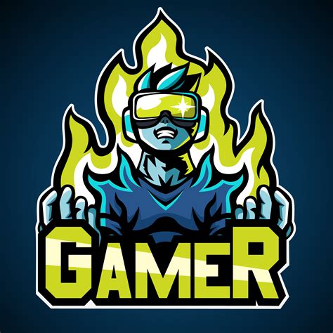 Gamer Mascot Logo Sticker Design 674733 Vector Art At Vecteezy